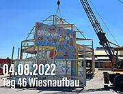 Oktoberfest 2022 Aufbau - Tag 46 (Donnerstag, 04.08.2022) (©Foto:Martin Schmitz)